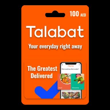 Logo Talabat - 100 AED